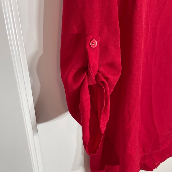 Pink Rose Red long sleeve top - Picture 4 of 4